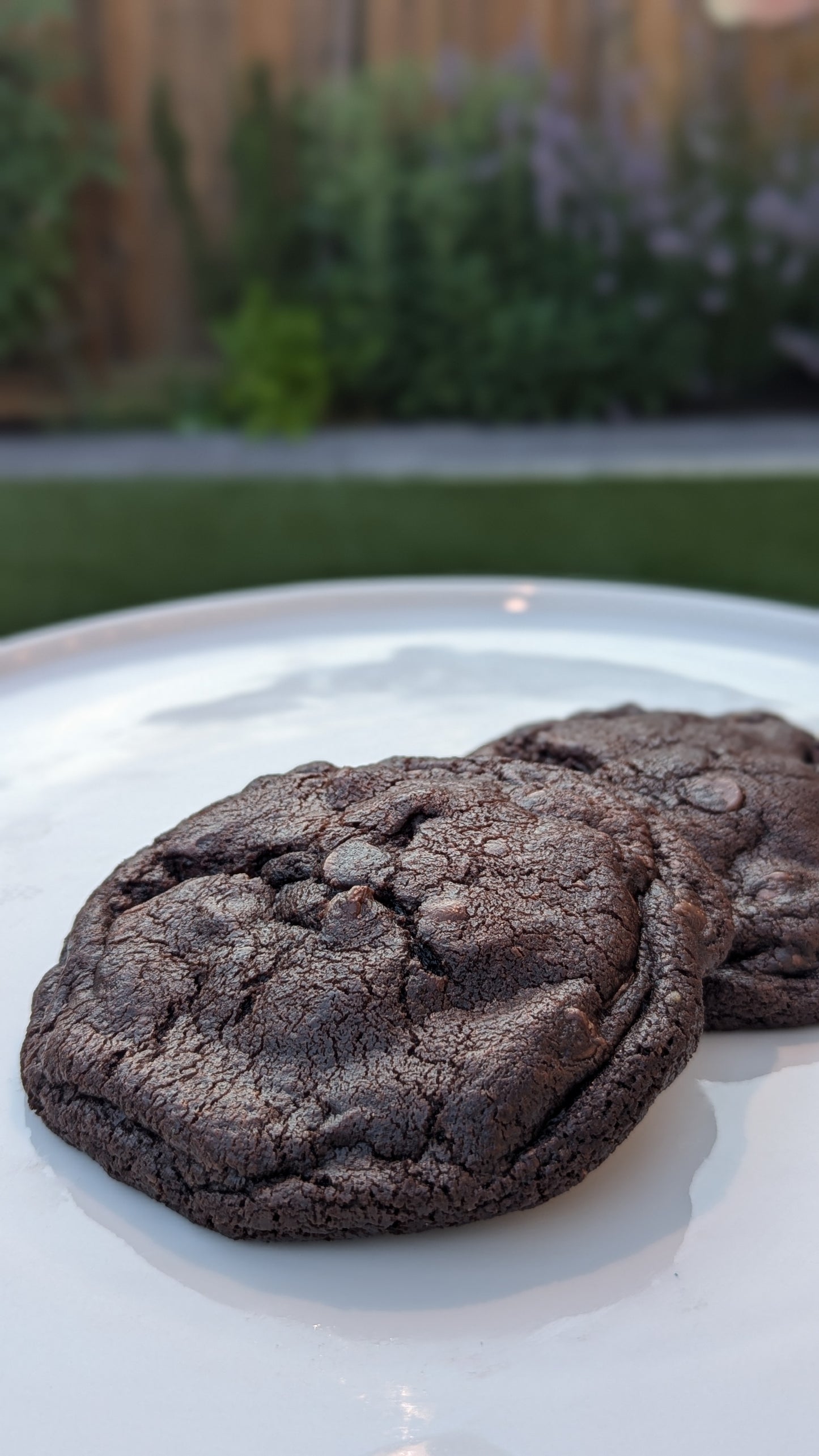 Nutella-filled Double Chocolate Cookie